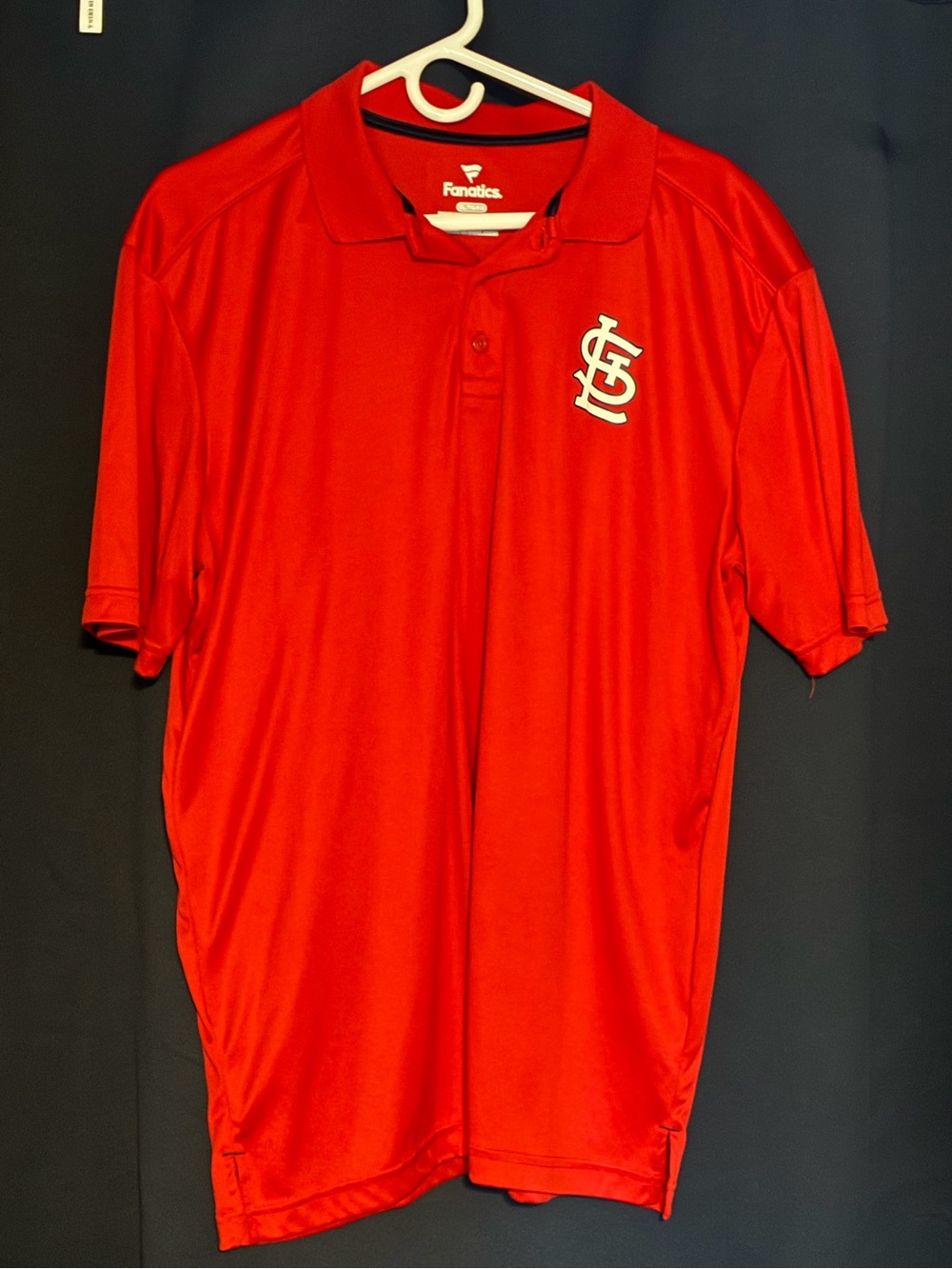 St Louis Cardinals Fanatics Polo Shirt - Men’s Size XL